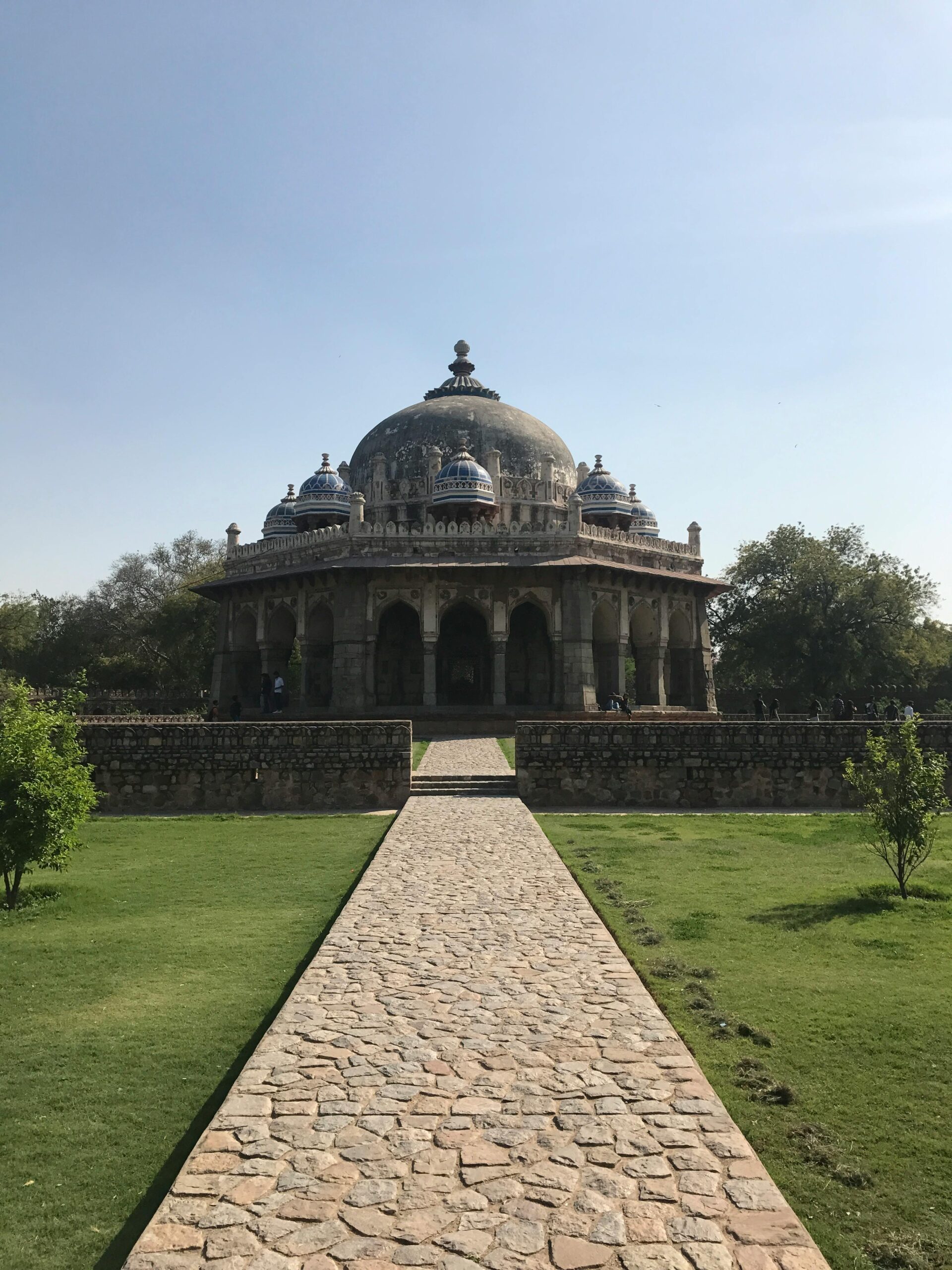 Explore the historic Isa Khan Tomb, a classic example of Mughal architecture in New Delhi.
