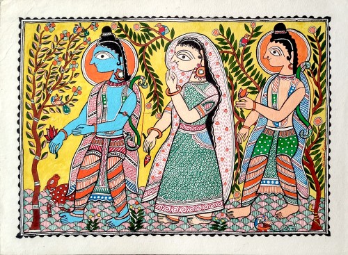 Traditional Madhubani Painting1615964610-600x600 (2)