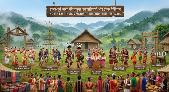 Northeast India की जनजातीय संस्कृति